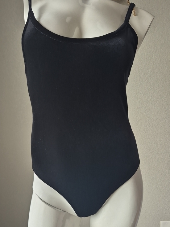 Forever 21 Other - Forever 21 Black Satin Cami Bodysuit